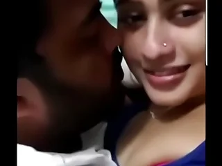 desi wife kissing increased by romance